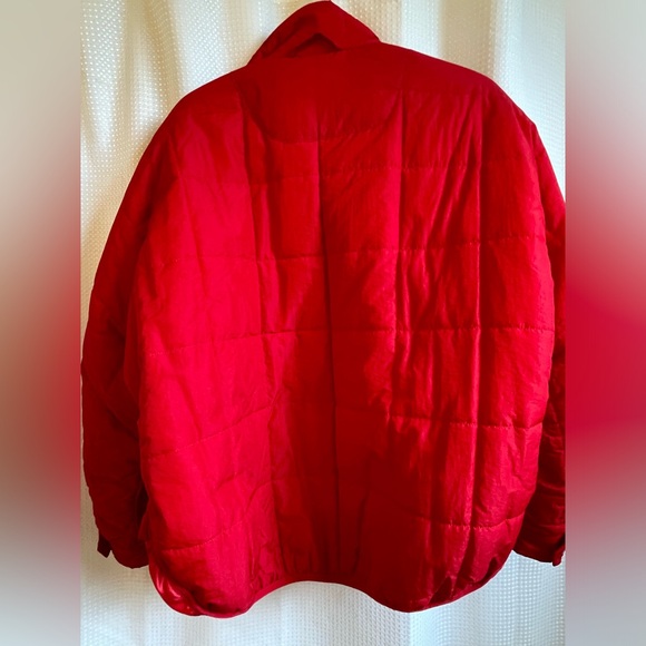 Red puffer jacket - Picture 5 of 5